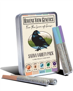 5-pk of .6g Pre-Rolls Sativa Variety Pack